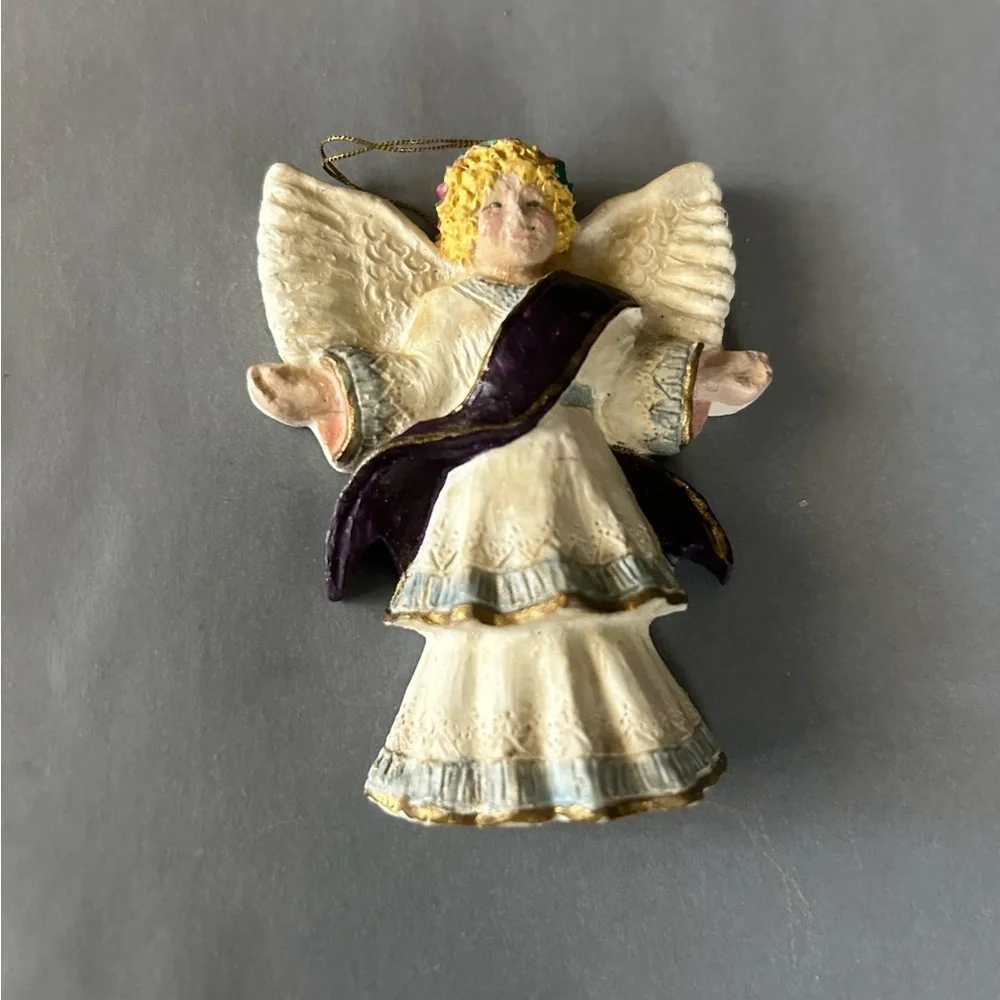 Vintage Victorian Angel Christmas Ornament